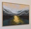 THE SOUTHERN ALPS - GOLD LEAF - FLOATING FRAME - LARGE Carousel 10