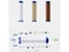 5Pcs PP Cotton Filter Cartridge For Shower Head Bathroom Accessories Carousel 5