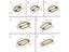 10pcs Metal Tri-Glides Roller Pin Buckles Strap Adjuster Carousel 6