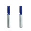 2Pcs 8mm Shank Flush Trim Router Bit Carbide Tip Metric Double - edged CHK44R Carousel 2