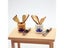 Miniature Dollhouse Tools Set - Wooden Spatula Knife Fork Jar Carousel 4