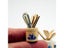 Miniature Dollhouse Tools Set - Wooden Spatula Knife Fork Jar Carousel 1