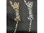 Large Rhinestone Tiger Shoulder Decor Brooches For WEIMANJINGDIAN Carousel 4
