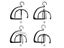 3PCS Plastic Wig Stands For Multiple Wigs Storage Carousel 5