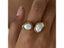 Stackable 18K Gold PVD Plated Pearl Ring For Women Carousel 7
