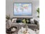 French Language World Map Canvas Poster For School Classroom A2 Size Carousel 3