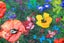 Large 100 x 40 cm Contemporary Painting Floral Surge Perfect for Above Bed/Sofa Carousel 10