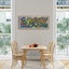 Large 100 x 40 cm Contemporary Painting Floral Surge Perfect for Above Bed/Sofa Carousel 11