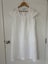 Blue Illusion white linen dress with embroidery szS Carousel 1