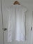 Blue Illusion white linen dress with embroidery szS Carousel 2