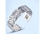 925 Sterling Silver Retro Lotus Buddhist Sutra Bracelet Carousel 2