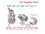 316L Stainless Tube Compression Union Connector With NPT Male And UNF Nut Carousel 1