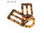 Black White Coffee Resin Belt Buckle For Women's Garments Carousel 4