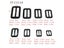 Black White Coffee Resin Belt Buckle For Women's Garments Carousel 6