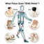 TENS Unit Electronic Pulse Massager for Electrotherapy Pain Therapy Muscle St Carousel 4