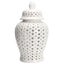 Hollow Flower Vase, Modern Ceramic Hollow Out Ginger Garlic Storage Jar Artif Carousel 1