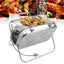 Portable Gas Grill - Folding Tabletop BBQ Stove with Heat Control Carousel 1