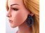 Big Red Beads Crystal Bohemian Earrings For Women Carousel 3