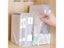 Clear Square A4 Plastic Document Organizer Box With Double Buckle Carousel 3