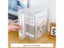 Clear Square A4 Plastic Document Organizer Box With Double Buckle Carousel 5