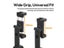 Universal Phone Tripod Mount With 2 Cold Shoes For IPhone Android Carousel 7