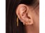925 Sterling Silver Pink Crystal Heart Stud Earrings For Women Carousel 4