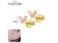 925 Sterling Silver Pink Crystal Heart Stud Earrings For Women Carousel 1
