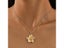 Dopamine Style Golden Flower Pendant Necklace For Women Carousel 3