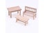 1/12 Dollhouse Mini Wooden Coffee Table For Decoration Carousel 5