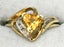 10ct Gold Citrine & Diamond Dress Ring Valued $1,300.- Carousel 2