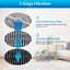 4 Pack True HEPA Replacement Filter for RIGOGLIOSO GL2103 JINPUS -2103 and LT Carousel 3