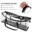 Large Clear Holds DVD CD Storage Holder Easy Zip Closure Carry Bag Organizer Carousel 3