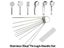 10Pcs Box Stainless Steel Shower Head Cleaner Needles Carousel 1