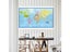 Wall Poster Map French Language Polyester Vinyl Office School Home Carousel 6