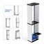 Game Storage Stand Tower for PS5/ PS4/ PS3/ Xbox Series S, Universal Game Dis Carousel 3