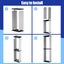 Game Storage Stand Tower for PS5/ PS4/ PS3/ Xbox Series S, Universal Game Dis Carousel 4