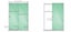 Della Francesca 150Cm Frameless Glass Sliding Shower Door With Gold Rail And Har Carousel 3