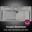 Eurochef 60Cm Undermount Rangehood Stainless Steel Quiet 3 Speed Layer Dishwasha Carousel 6