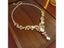 Rhinestone Hollow Water Drop Necklace For Women Elegant Jewelry Set Carousel 3