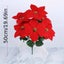 7-Head 21-Leaf Artificial Flower Bouquet For Wedding Decoration Carousel 6