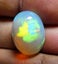 $1RE 8.07CT Buy Now $3150 UNTREATED RAINBOW HUGE OVAL 100% NATURAL CRYSTAL OPAL Carousel 1
