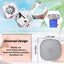 Hair Catcher,Square Hair Drain Cover for Shower Silicone Hair Stopper with Su Carousel 5