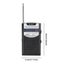 AM/FM Battery Powered Portable Pocket Radio with Retro Speaker, Black Carousel 3