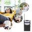 AM/FM Battery Powered Portable Pocket Radio with Retro Speaker, Black Carousel 7