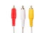 Nintendo Wii to 3x RCA AV Stereo Audio Video TV cable cord lead Carousel 2