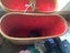 Vintage Omega binoculars in original case one lens cover missing Carousel 4