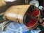Vintage Omega binoculars in original case one lens cover missing Carousel 1