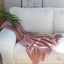 SOGA Pink Diamond Pattern Knitted Throw Blanket Warm Cozy Woven Cover Couch B... Carousel 3