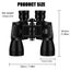Borwolf 10X50 HD Professional Binoculars with 26mm Eyepiece - high quality Carousel 7