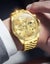 Watch Olevs gold mens Carousel 7